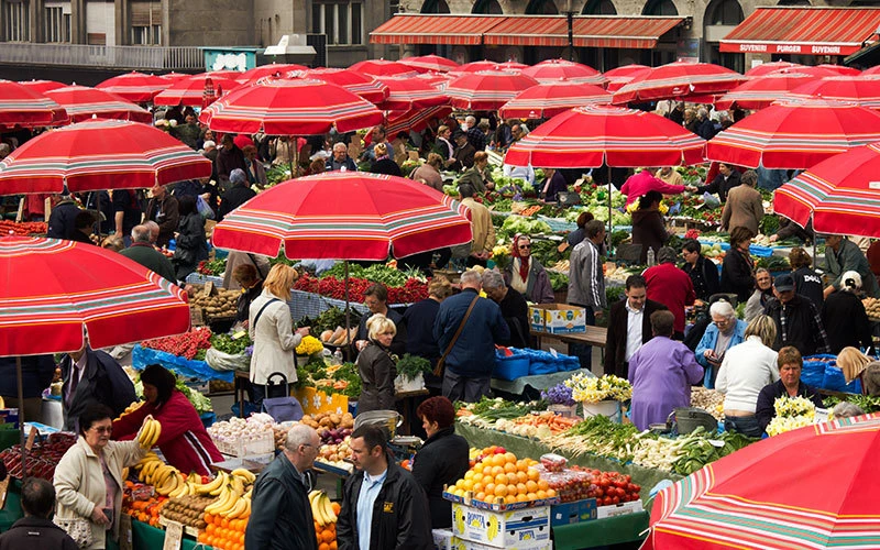 Zagreb Dolac market